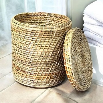 Cane Frame Laundry Basket
