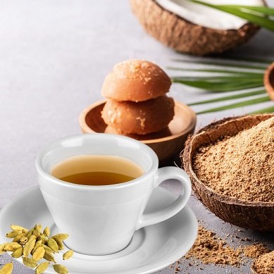Cardamom Jaggery Tea