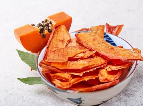 Dehydrated Papaya