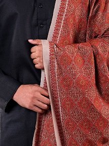 Gents Pure Embroidery Shawl