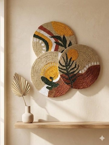 Handwoven Jute Traditional Wall Hanging