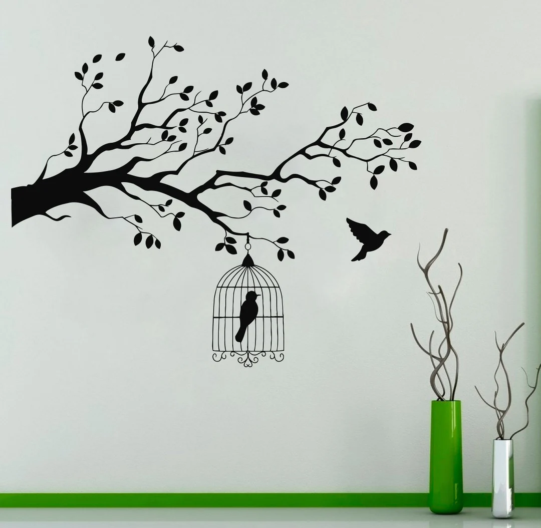 LINE WALL ART TREE