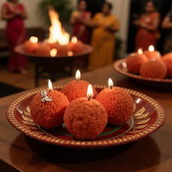 Laddu Candle