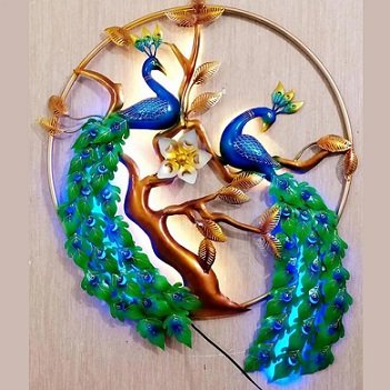 Metal Peacock