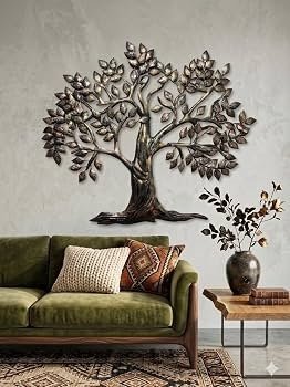 Metal handicraft tree
