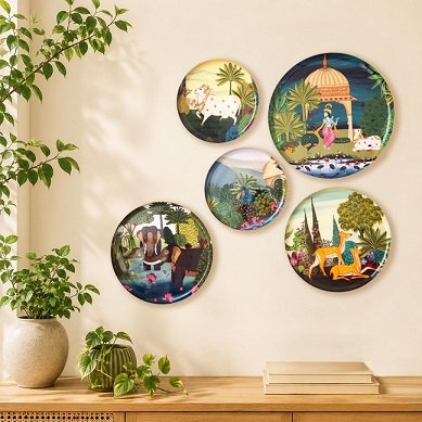Pichwai Wall Plates