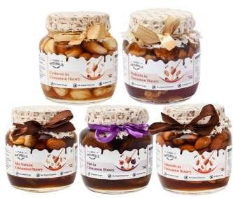 Nuts in cinnamon honey