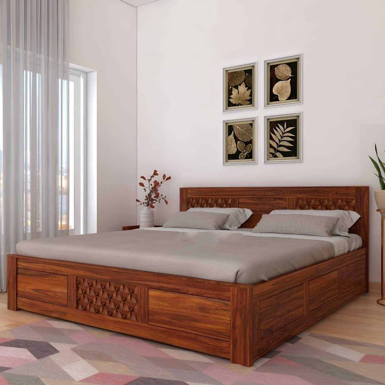 WOODEN BED