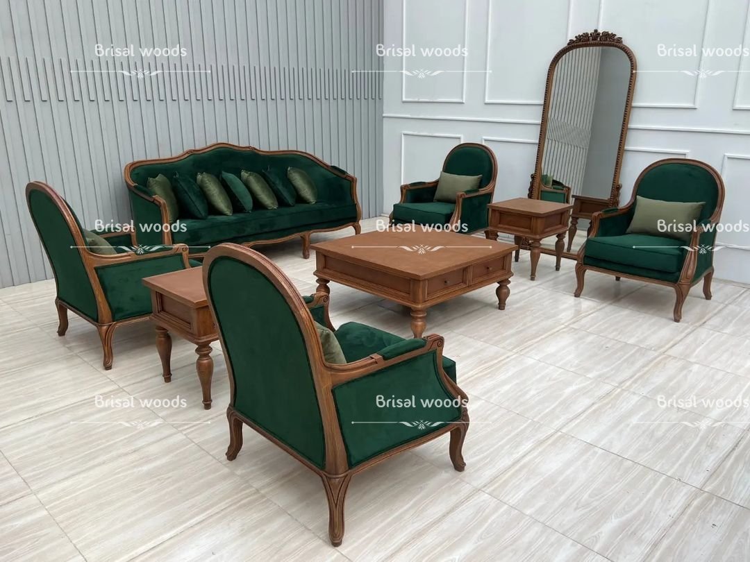 Modern Antique sofa set in teak wood in premium quality. 