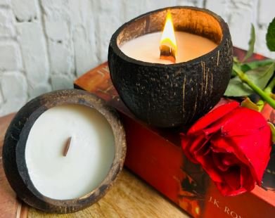 COCONUT SHELL CANDLES