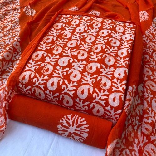 Handcrafted Batik Cotton Dress Material
