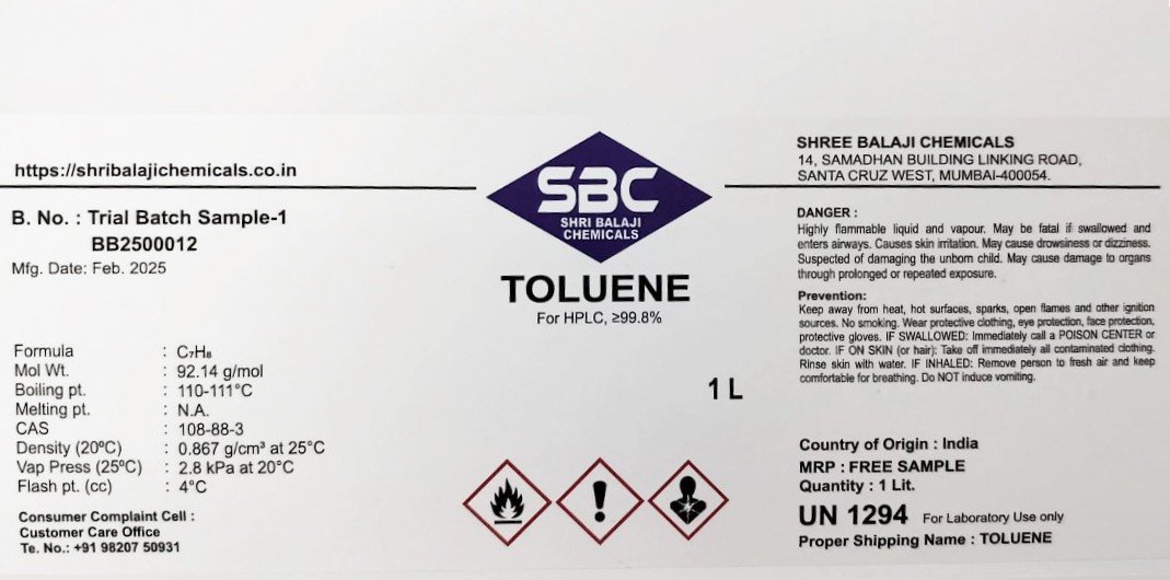 Toluene HPLC