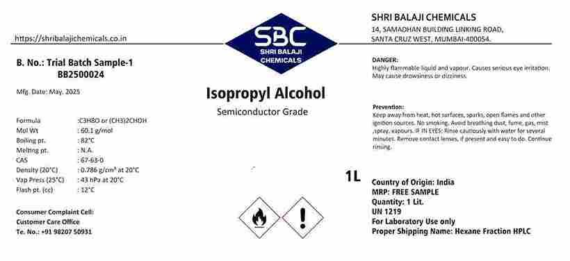 Isopropyl Alcohol Semiconductor Grade