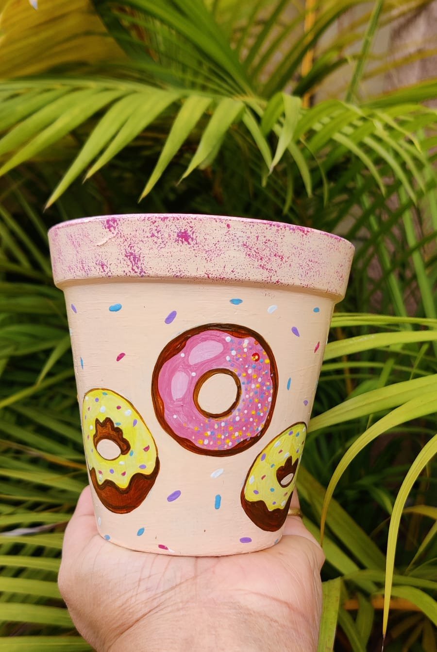 Donuts Theme Planter