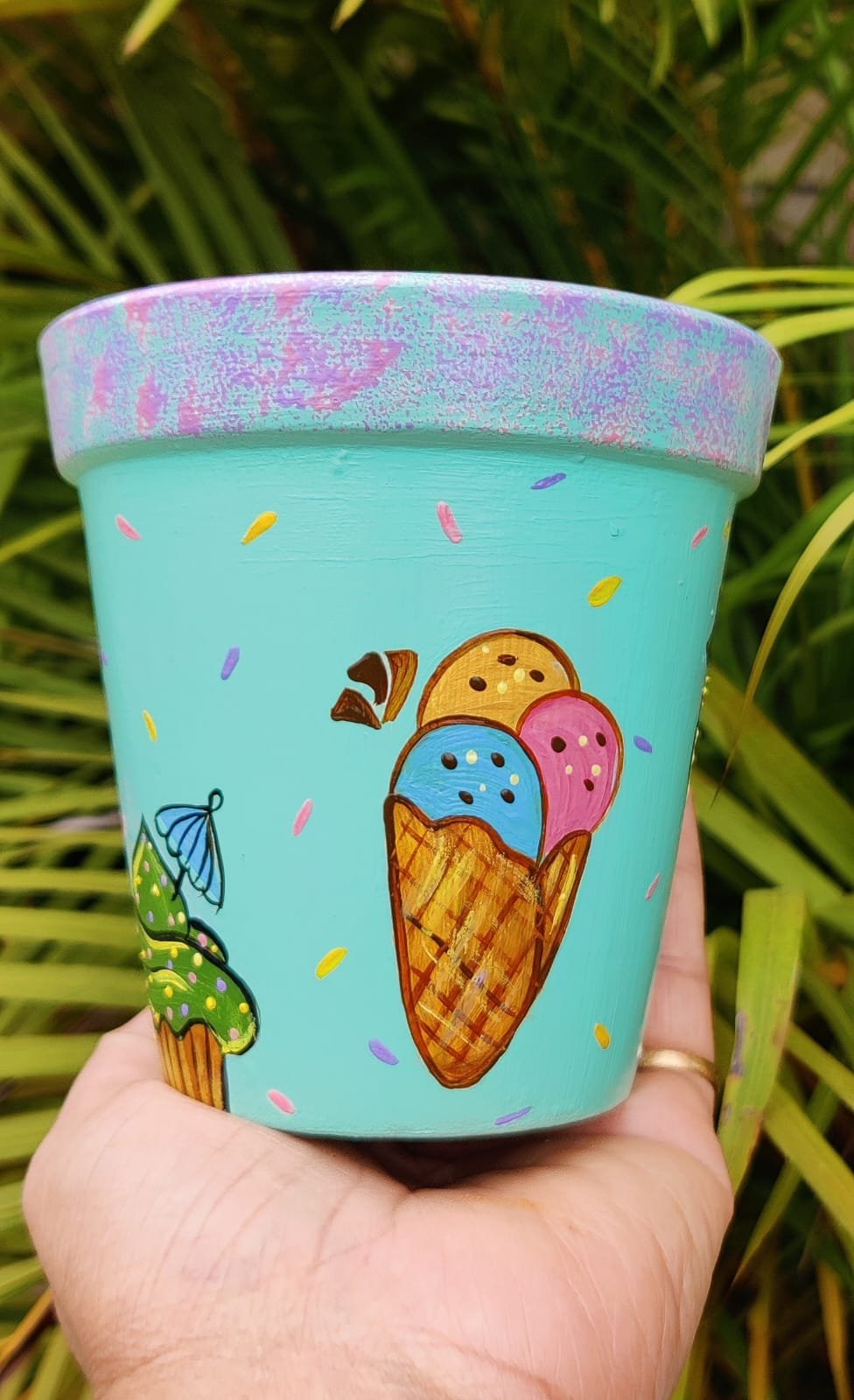 Ice Cream Theme Planter
