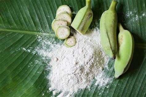 Green banana powder