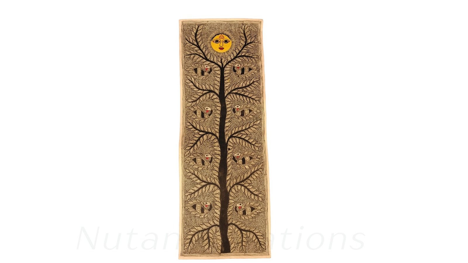 Tree Of Life with Sun and Birds