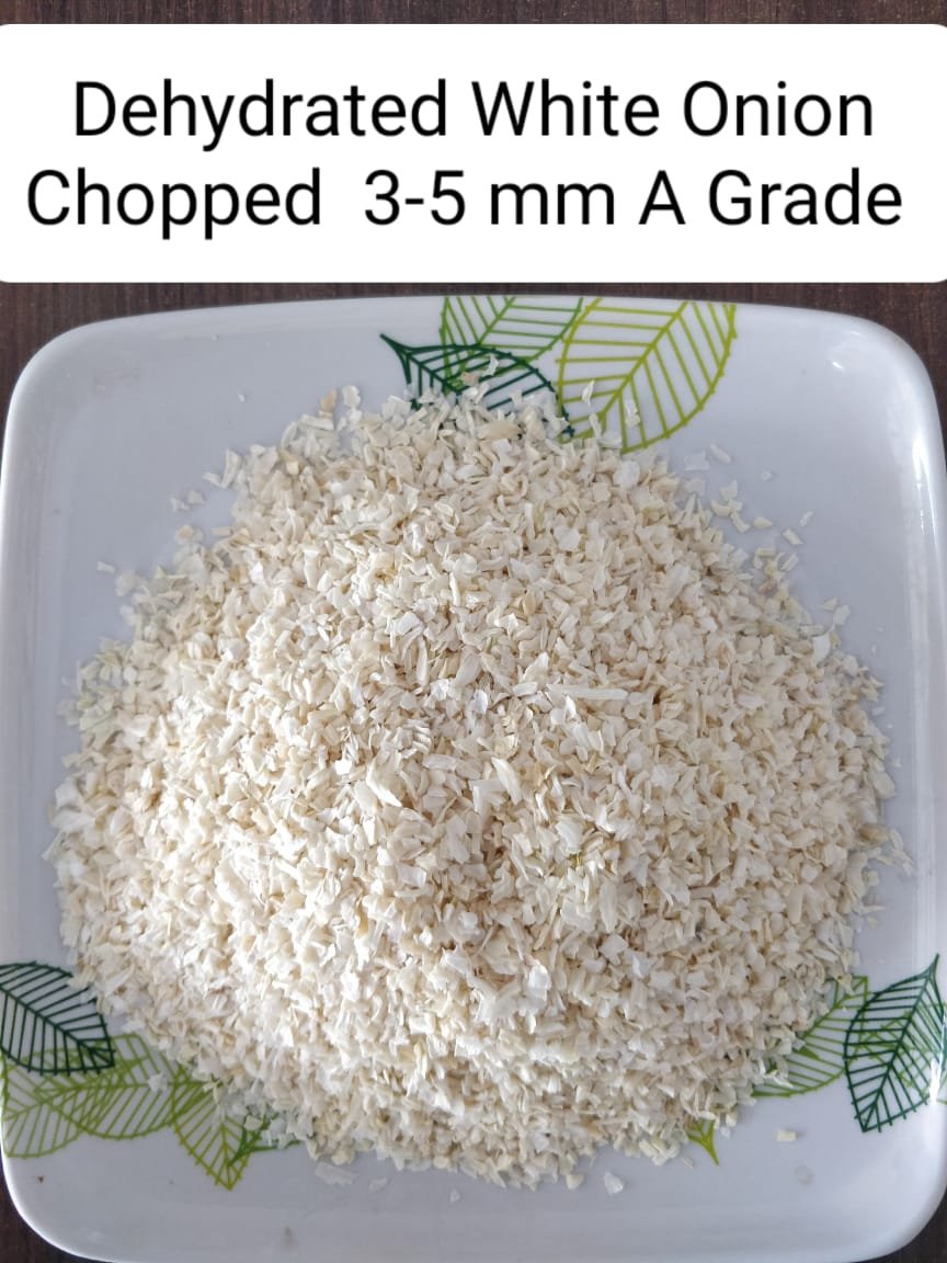 Dehydrated White Onion Chopped - mm