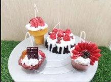 Cake Design Candle