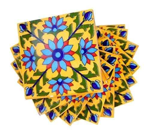 Blue Art Pottery Printed Wall Tiles