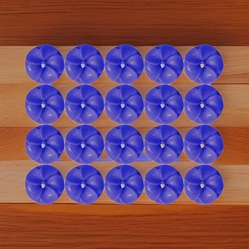 Blue Rose Round Soy Wax Candle
