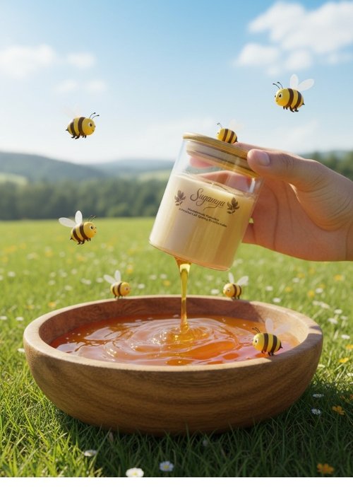 Pure Beeswax Premium Jar Candle