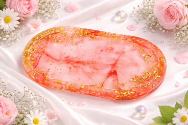 Pink Resin Tray