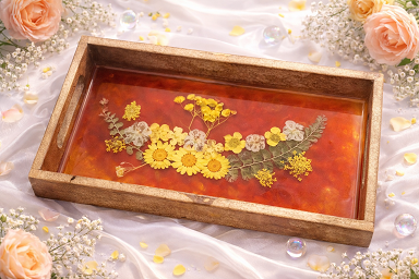 Wooden Resin Tray