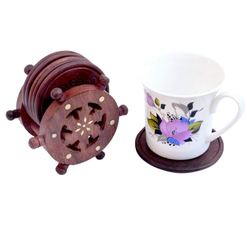 Wooden Tea Coaster