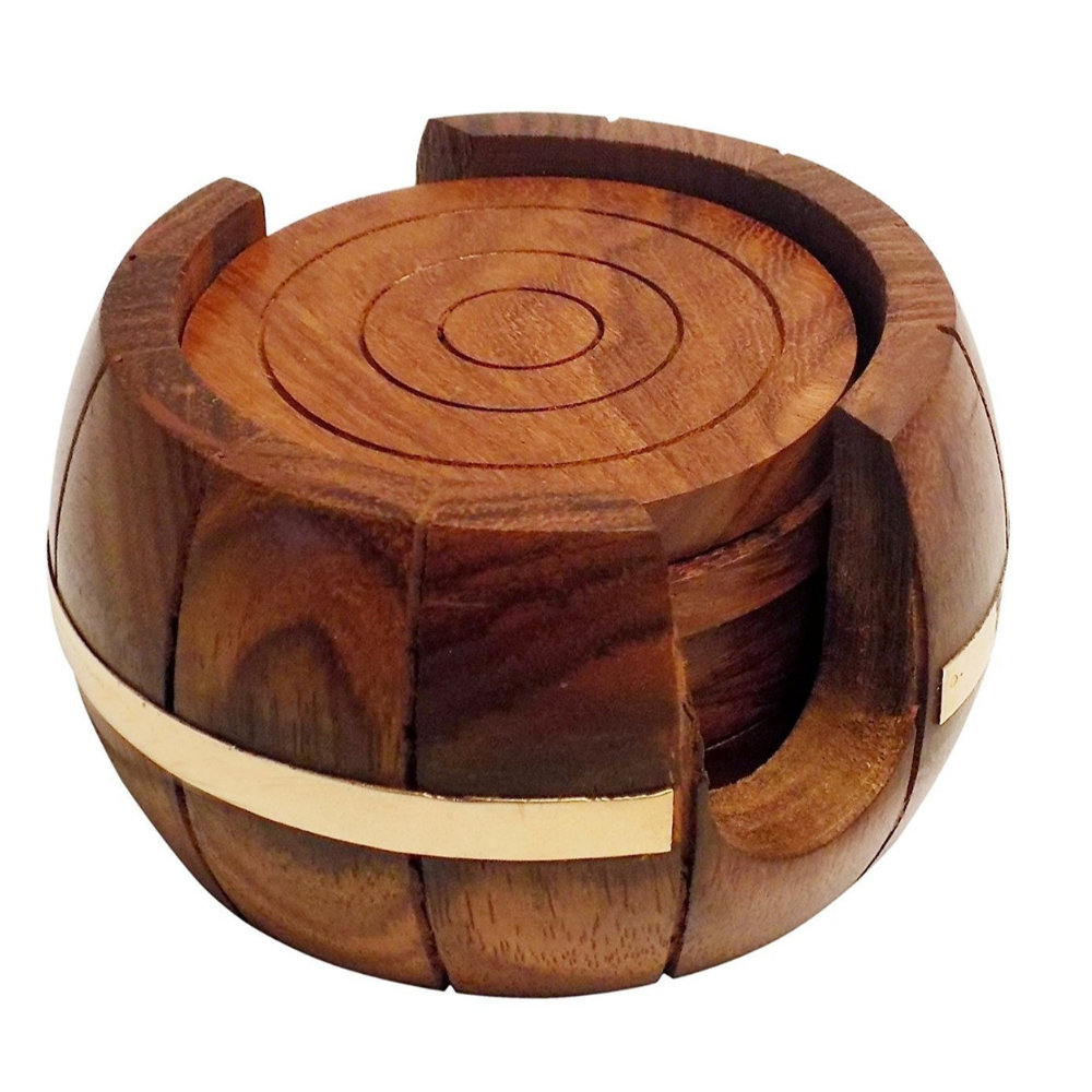 Wooden Tea Coaster