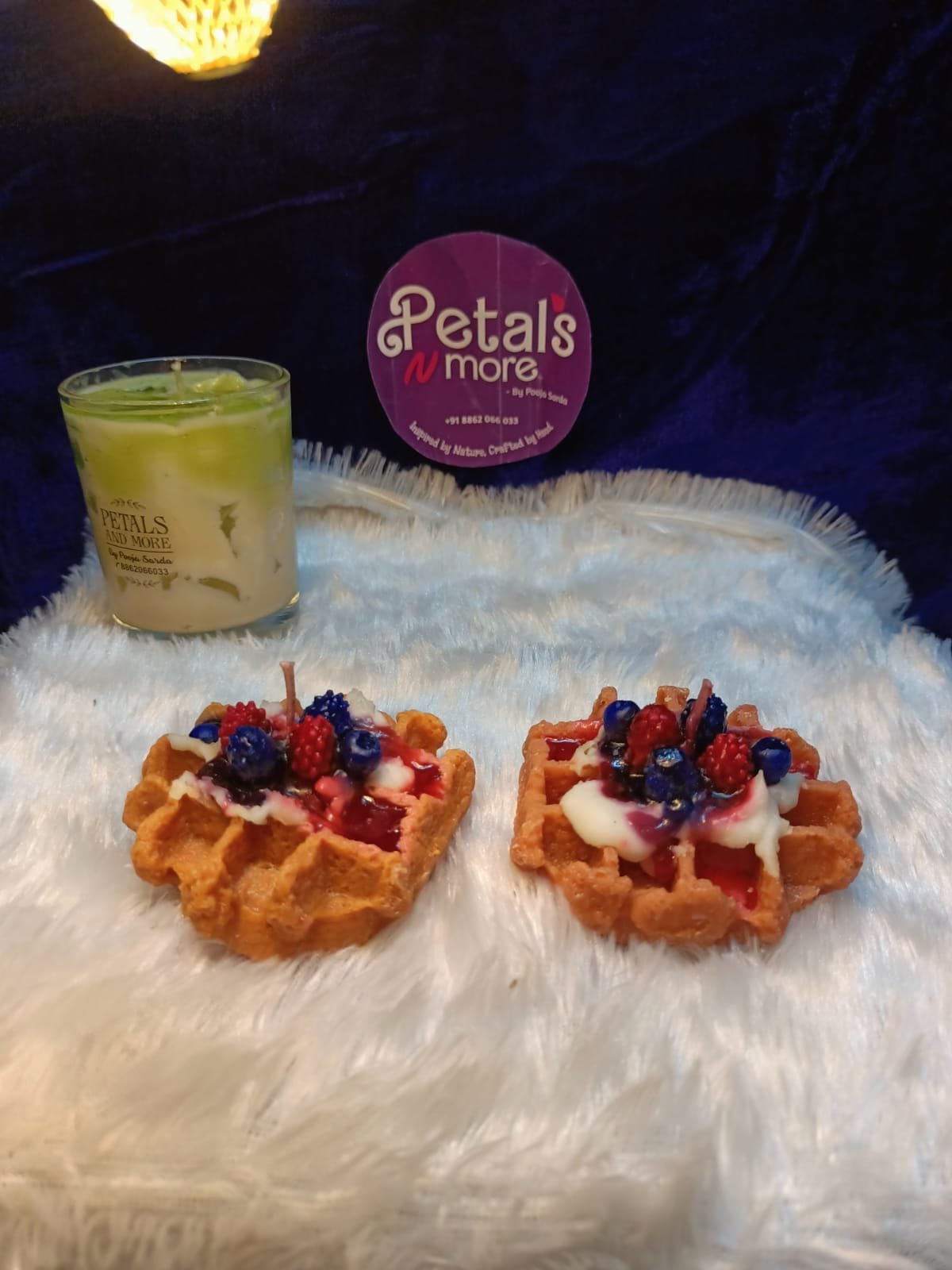 Waffle Candle