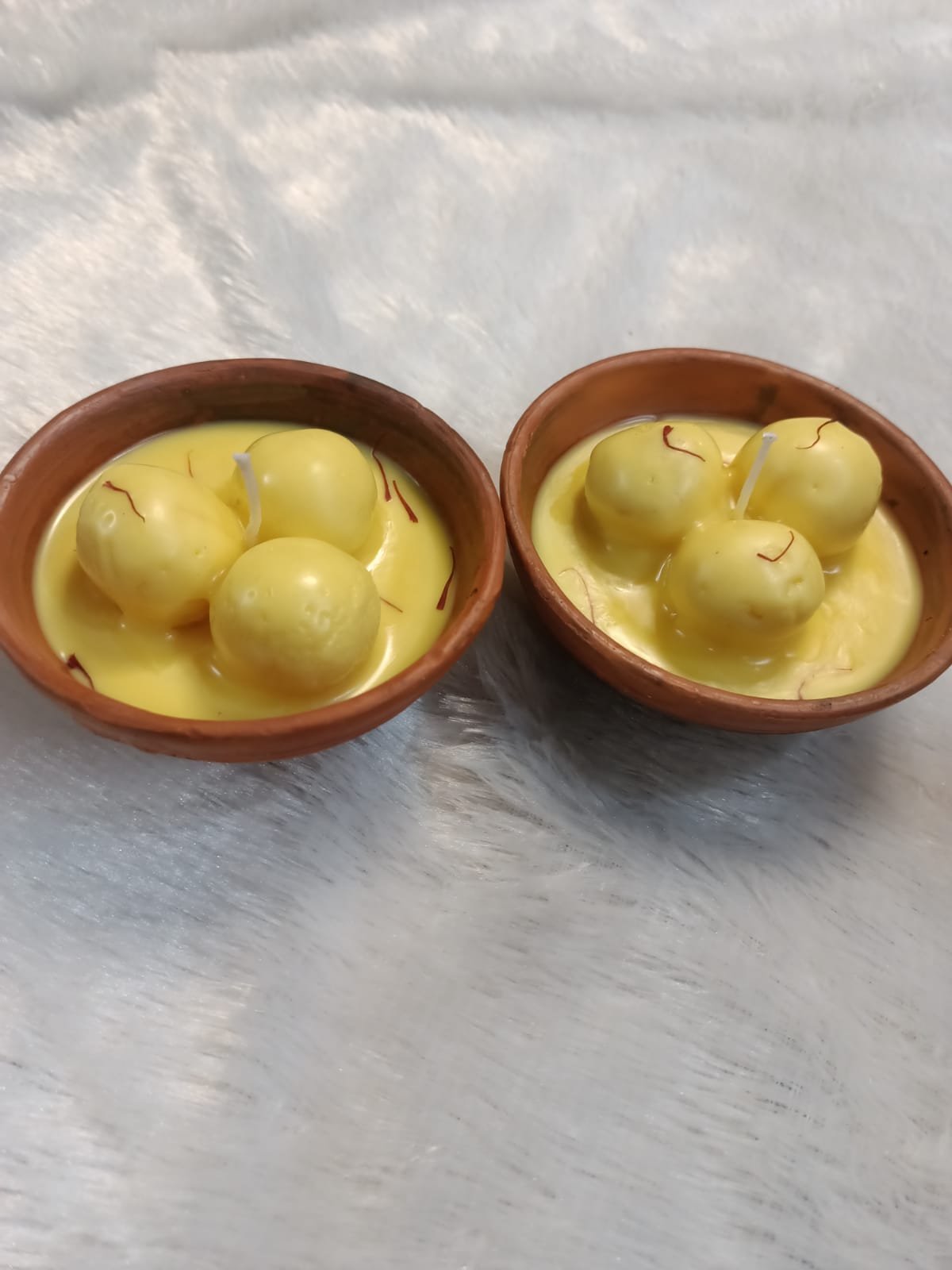 Rasmalai Candle
