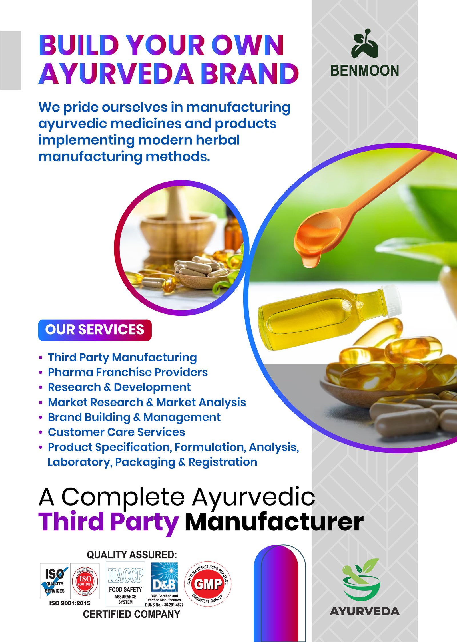 Ayurvedic &amp; Herbal Products/Medicines Third Party Manufacturing