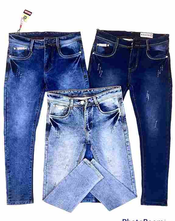 Denim heavy knitted Men's jeans