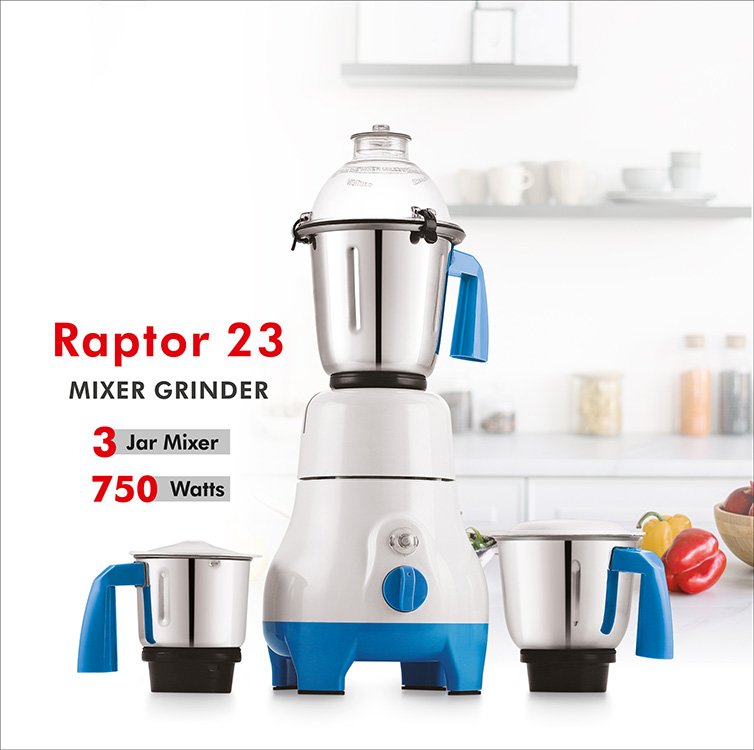 Raptor 23 Mixer Grinder 750 W