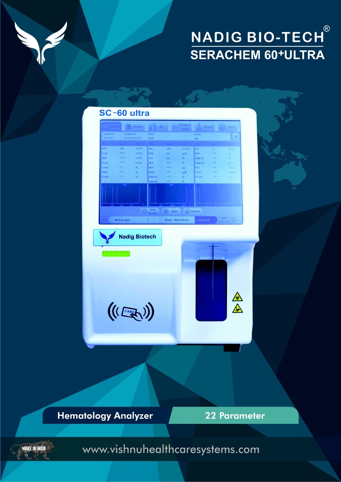 sc 60 ultra Heamatology Analyser